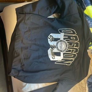 Black Oregon Crewneck